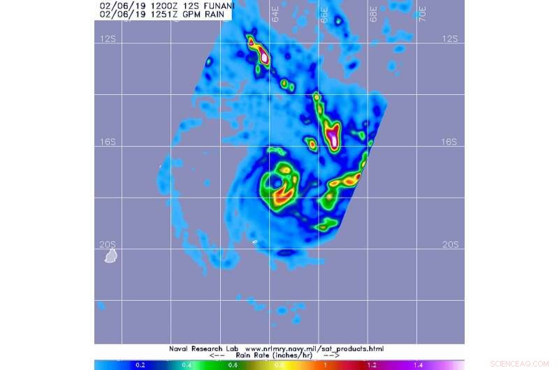 NASA Analyzes Heavy Rainfall from Tropical Storm Funani