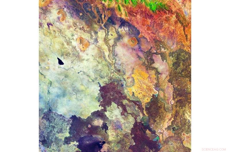 Satellite View of Northeast Kenya: 2018 Copernicus Sentinel-2A Image