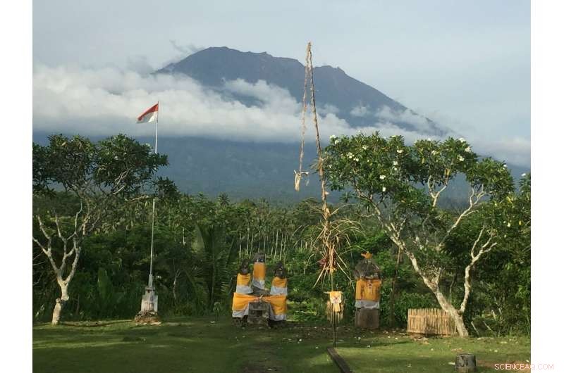 Satellite Imaging Uncovers Complex Plumbing Behind Bali Volcano Eruption