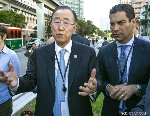 Ban Ki‑Moon Tours Miami’s Climate Adaptation Initiatives