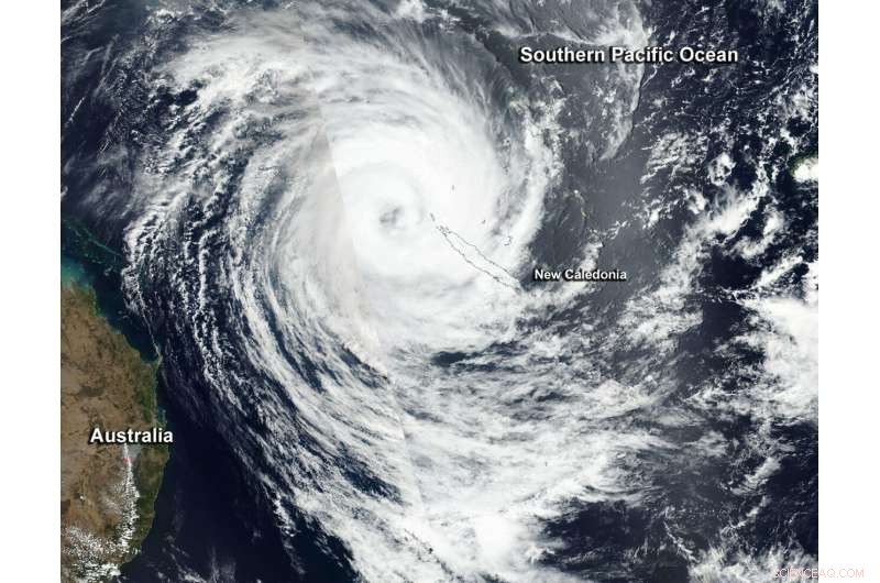 NASA-NOAA Satellite Captures Powerful Tropical Cyclone Oma Near New Caledonia