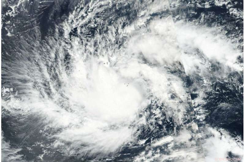 NASA Detects Organization of Tropical Cyclone Wutip