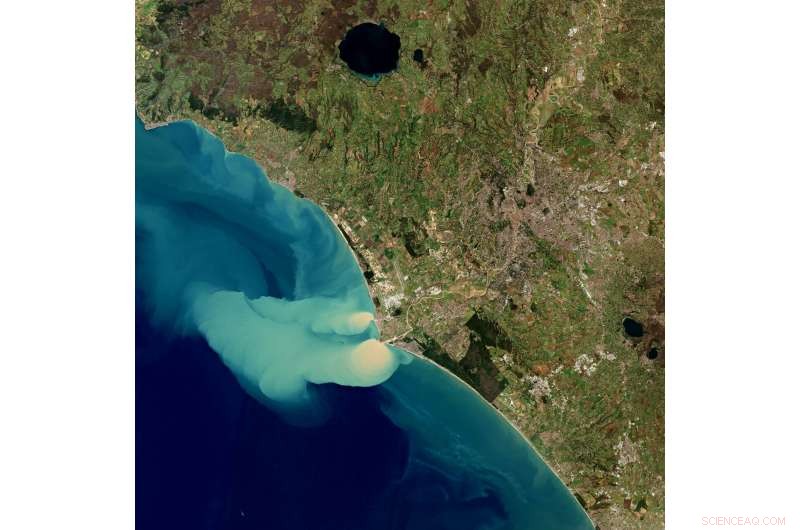 Cloudy Waters: Sentinel‑2B Image of Rome’s Post‑Rainfall Flooding