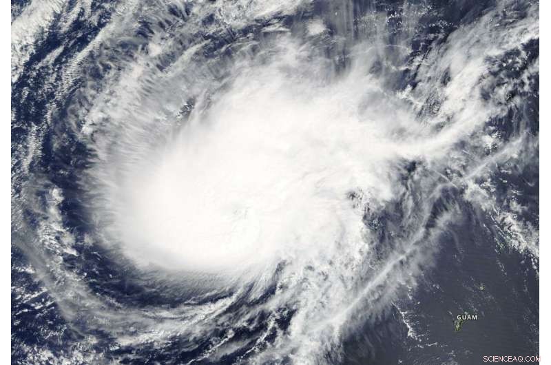 NASA Monitors Declining Typhoon Wutip Across Northwestern Pacific