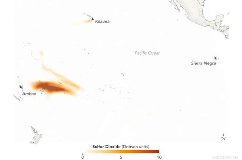 2018: Record-Breaking Sulfur Dioxide Eruption at Ambae Volcano