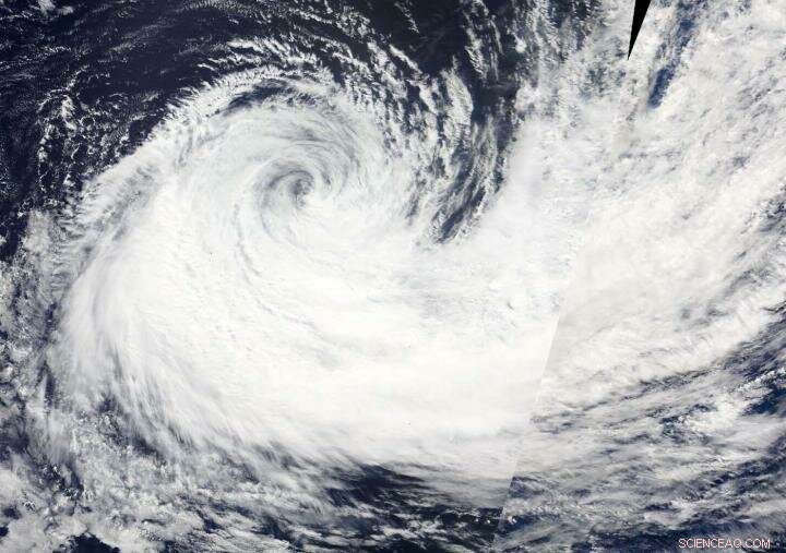 NASA Detects Wind Shear Impacting Typhoon Haleh