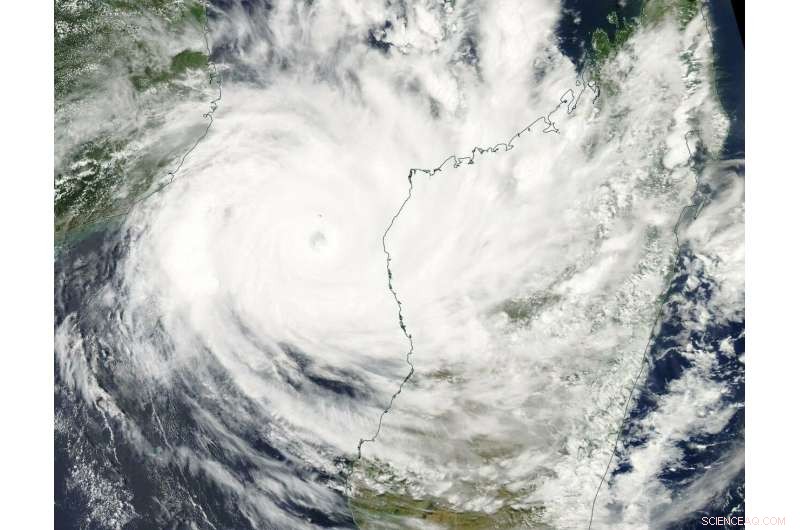 NASA s Aqua Satellite Detects Tropical Cyclone Idai in Mozambique Channel