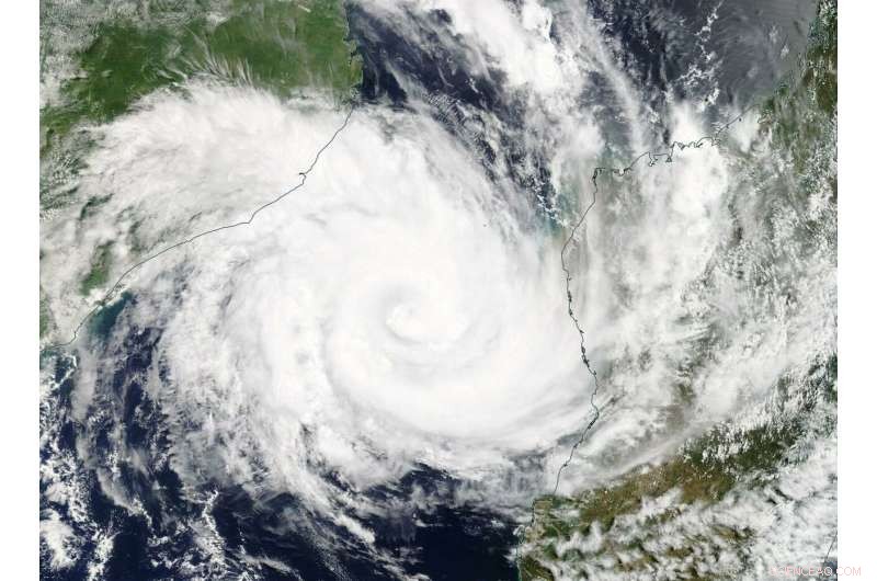 NASA s Terra Satellite Captures Tropical Cyclone Idai Over Mozambique Channel