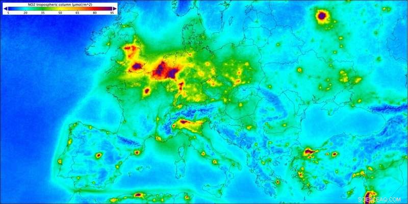 Mapping Nitrogen Dioxide Pollution: Insights from Copernicus Sentinel‑5P Data