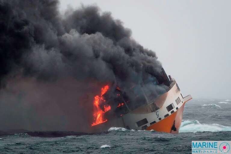 Oil Slick from Sunken Cargo Ship Threatens French Coast