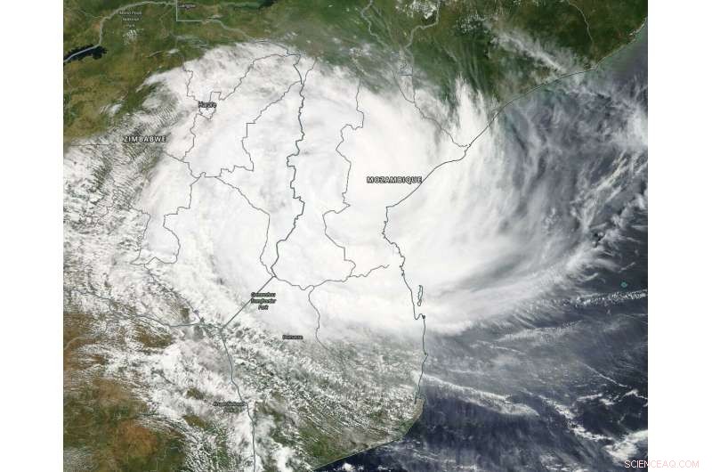 NASA Monitors Tropical Cyclone Idai’s Impact Over Mozambique