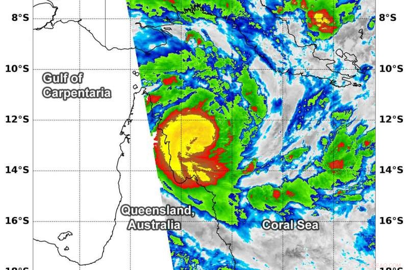 NASA Detects Heavy Rainfall Risk from Tropical Cyclone Trevor