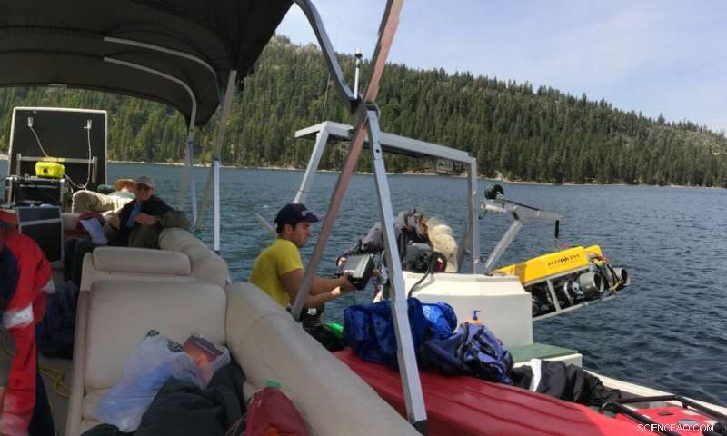 Underwater Surveys in Emerald Bay Uncover Lake Tahoe Fault Dynamics