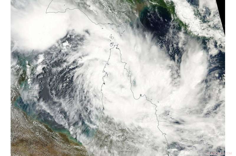 NASA Monitors Tropical Cyclone Trevor Near Australia’s Cape York Peninsula
