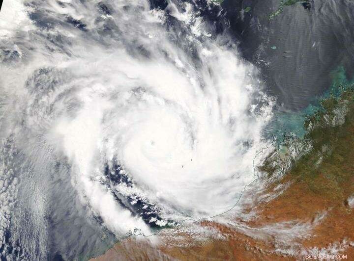 NASA Tracks Tropical Cyclone Veronica Impacting Western Australia s Pilbara Coast