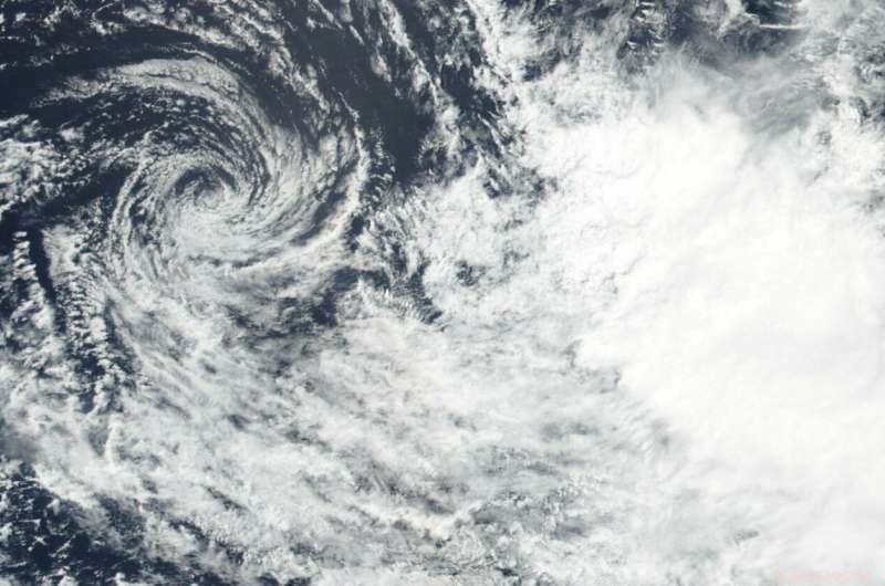 NASA Suomi NPP Satellite Images the Dissipation of Tropical Cyclone Savannah