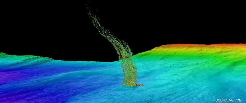 Hundreds of Methane Bubble Streams Connect Biology and Seismology Along Washington’s Coast