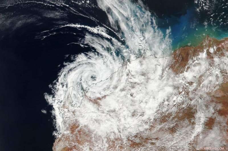 NASA Satellite Captures Rapid Dissipation of Tropical Cyclone Veronica Near Western Australia