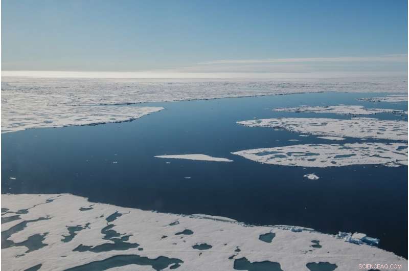 Transpolar Drift Weakens as Arctic Sea Ice Melts Before Completing Its Journey