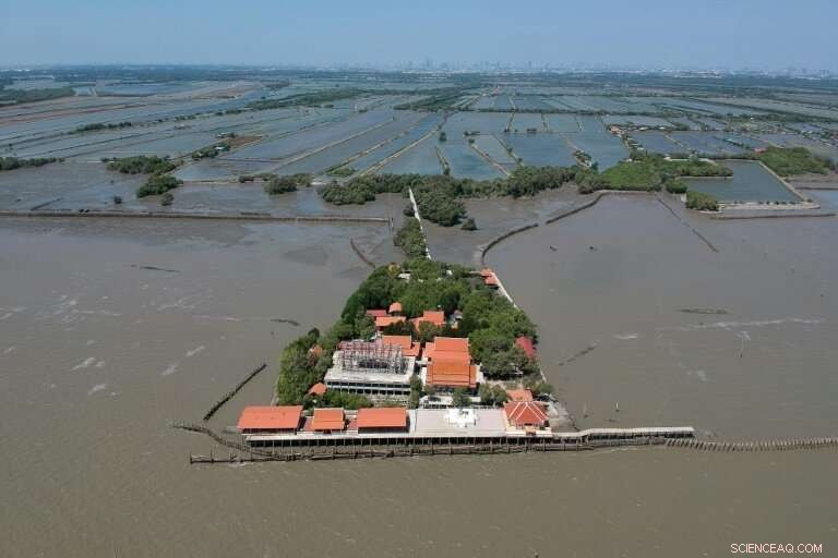 Thai Floating Temple Stands Strong Against Coastal Erosion