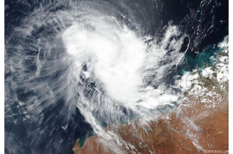 NASA-NOAA Satellite Reveals Circular Shape of Tropical Cyclone Wallace