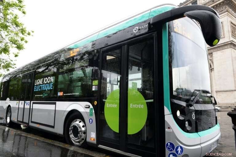 Paris Orders 800 New Electric Buses to Reduce Smog