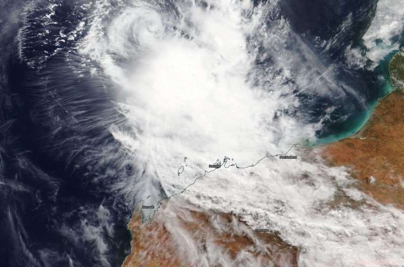 NASA Satellite Images Reveal Winds Shredding Tropical Cyclone Wallace