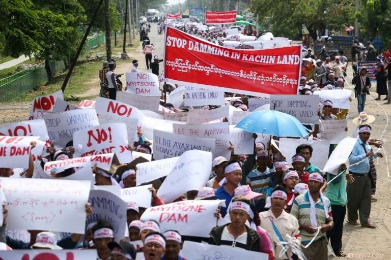 Myanmar Citizens Rally Against China-Backed 6,000 MW Mega-Dam Amid Flooding Concerns