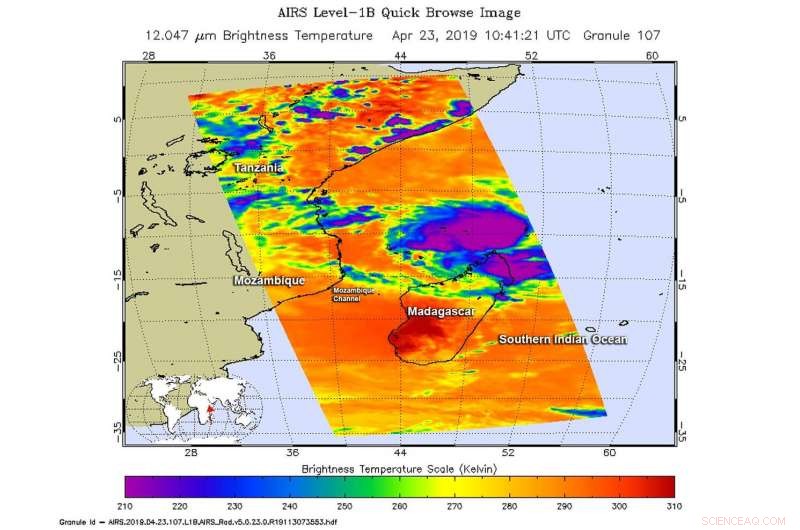 NASA Uses Infrared Imaging to Study Tropical Cyclone Kenneth