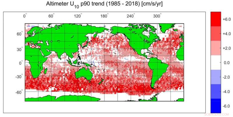 33-Year Study Reveals Rising Ocean Winds and Wave Heights Globally