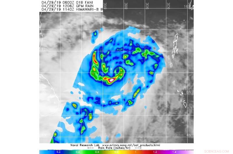 NASA Analyzes Heavy Rainfall Rates of Tropical Storm Fani