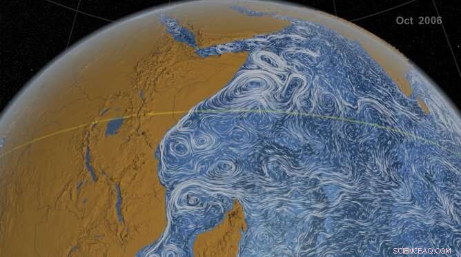 Scientists Use Satellite Imaging to Monitor the Great Whirl, a Massive Ocean Vortex