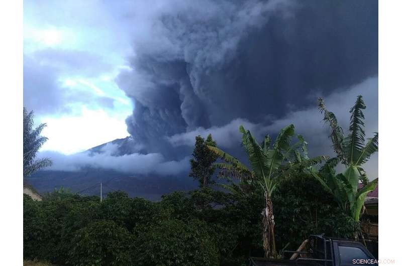 Indonesia’s Mt. Sinabung Erupts, Sending 2,000‑Meter Ash Column into the Sky
