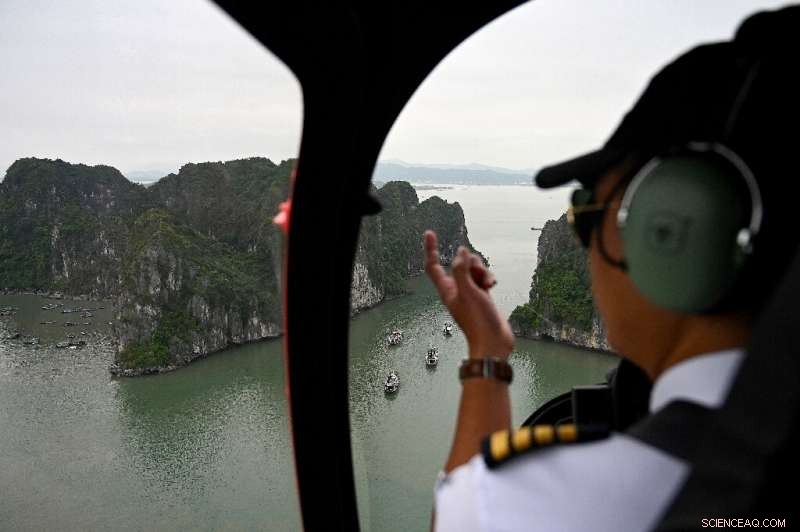 Vietnam Launches Helicopter Tours Over Ha Long Bay