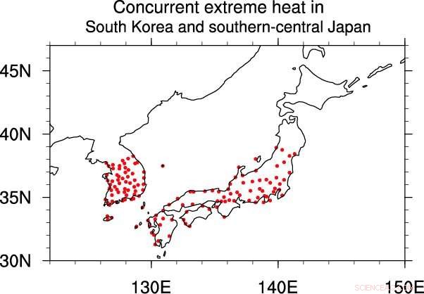 Mid‑Latitude Wave Trains Trigger Record Heat Across South Korea and Southern‑Central Japan