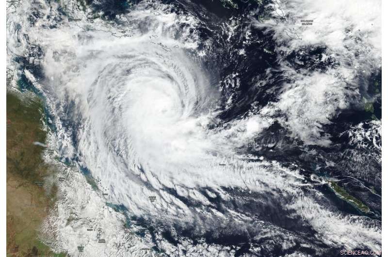 NASA–NOAA Satellite Captures Tropical Cyclone Ann Near Queensland, Alerting Authorities