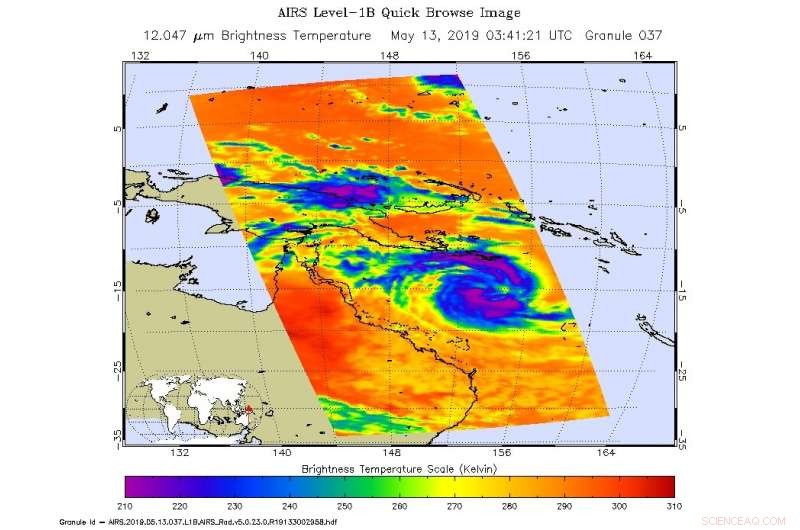 NASA Detects Tropical Cyclone Ann Over the Great Barrier Reef