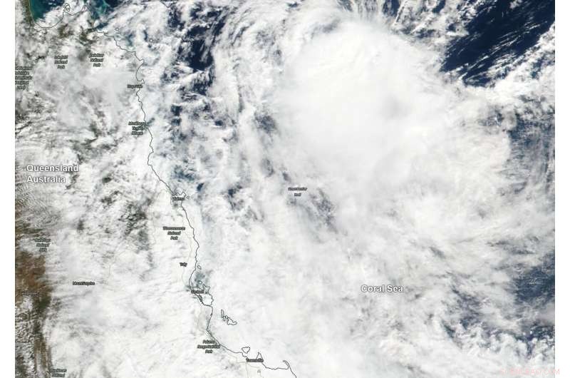 NASA Detects Tropical Cyclone Ann Over the Great Barrier Reef