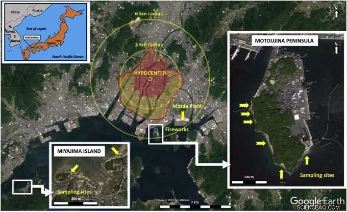 Hiroshima Beach Sands Reveal Fallout Debris in Glassy Particles: New Study