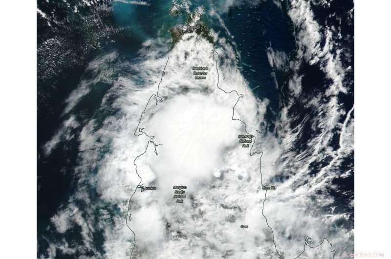 Former Tropical Cyclone Ann Traverses Cape York Peninsula, Australia