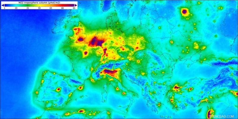 19 EU Member States Exceed Annual Nitrogen Dioxide Limits in 2018, According to Copernicus Data
