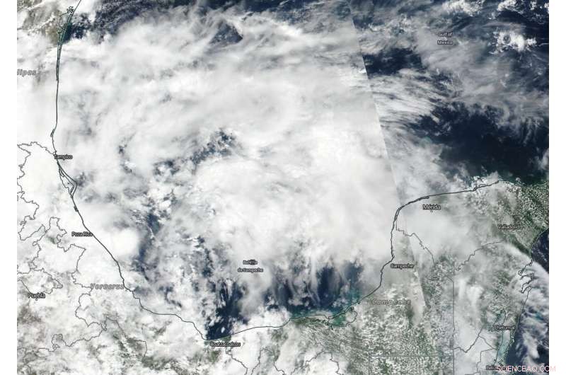 NASA‑NOAA Satellite Captures Developing Storm 91L Over Western Gulf of Mexico