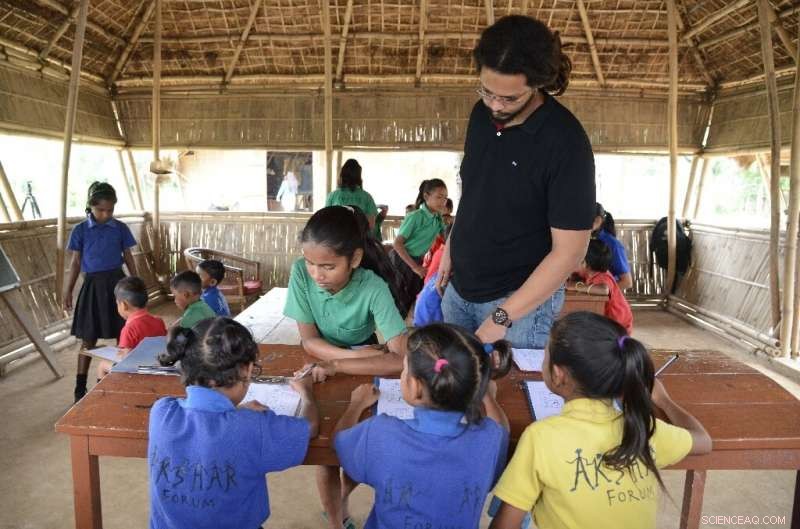 Assam School Turns Plastic Waste Into Construction Bricks to Pay Fees