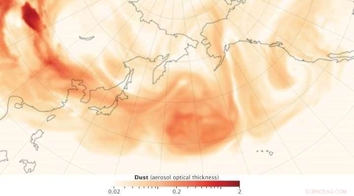 New Study Reveals Asian Dust as Unexpected Catalyst for North Pacific Ocean Fertilization