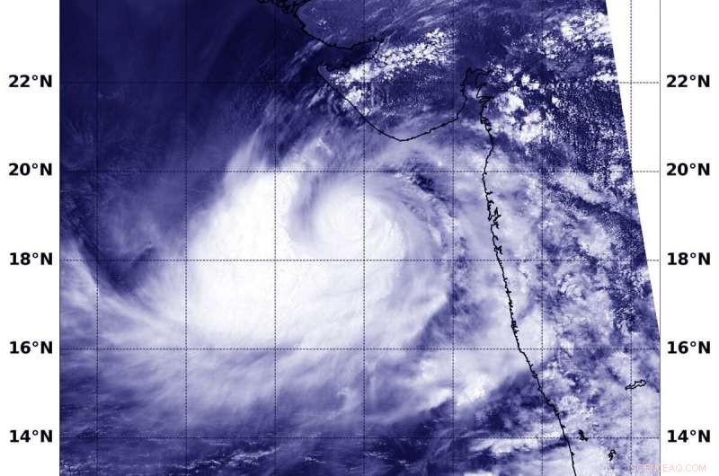 NASA Discovers Compact Core of Tropical Cyclone Vayu