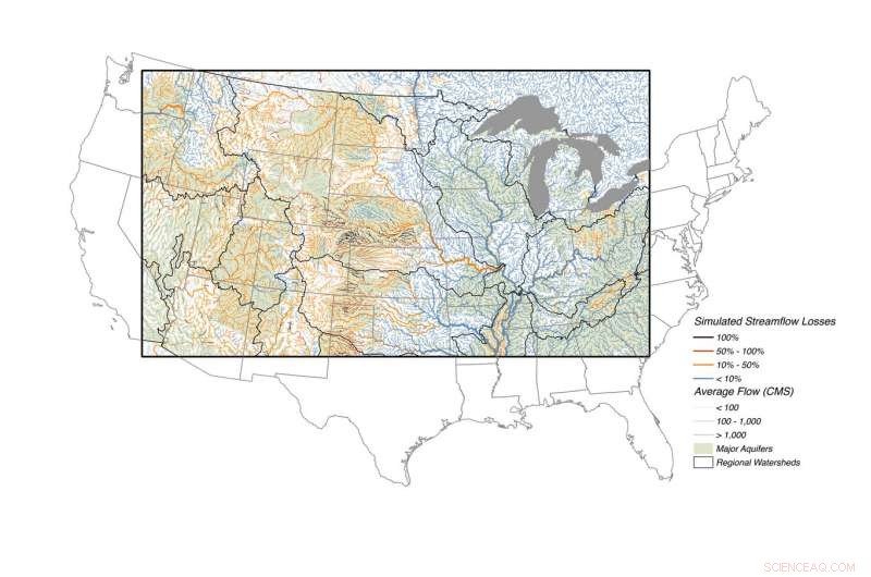 Groundwater Pumping Drastically Lowers U.S. Stream Flows