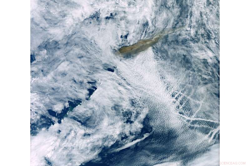 Raikoke Volcano Eruption Sends Ash Plumes Across the Bering Sea