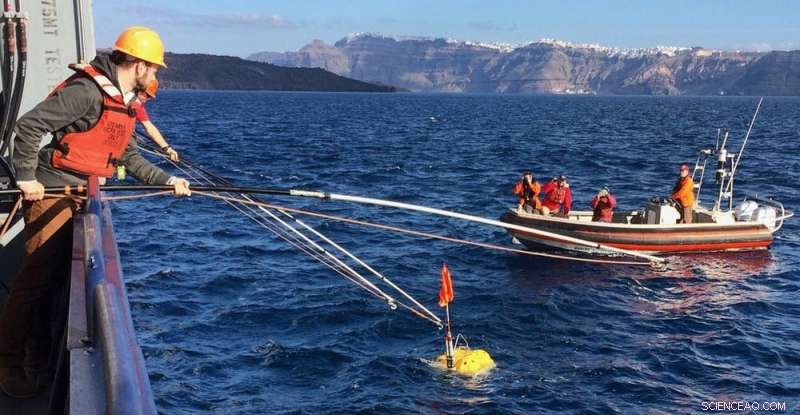 Using Sonic Imaging, Scientists Reveal Hidden Dynamics Beneath Santorini s Volcano