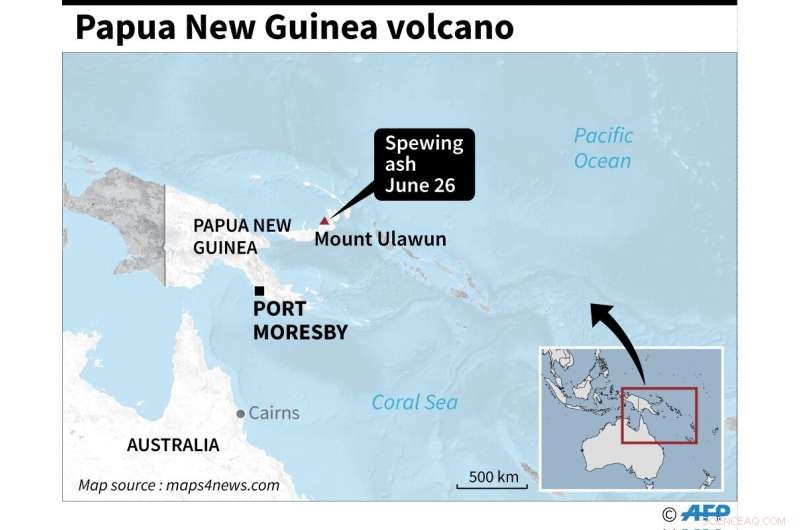 Ulawun Volcano Erupts in PNG, Forcing Residents to Evacuate