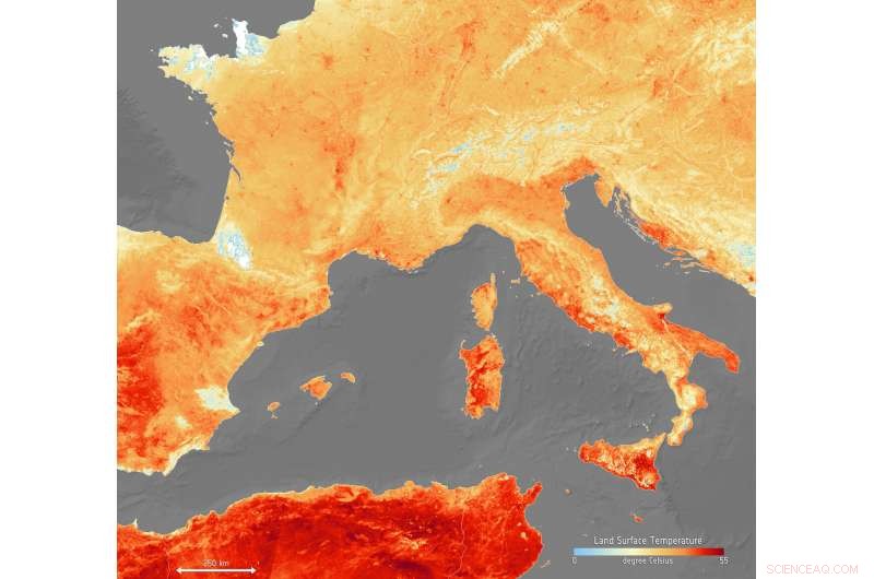 Europe Faces Intense Heatwave: Temperature Surge Across the Continent